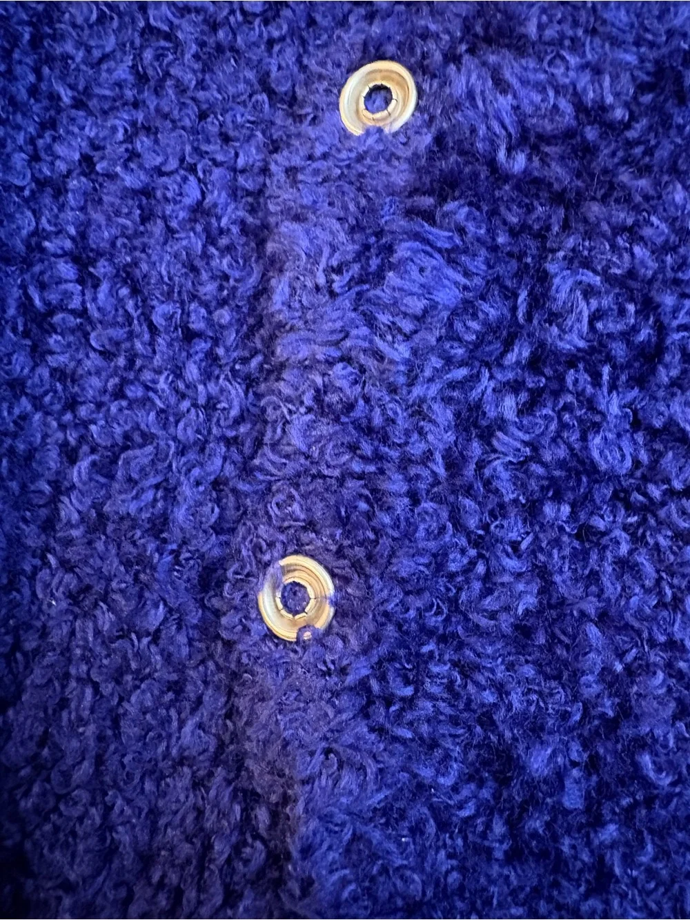 Vintage 90s The Childrens Place Chenille Cardigan Sweater Purple Rosette 3T⁠